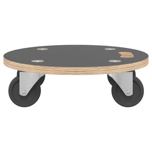 vidaXL Dolly 2 pcs. Round Ø38x11.5 cm 250 kg