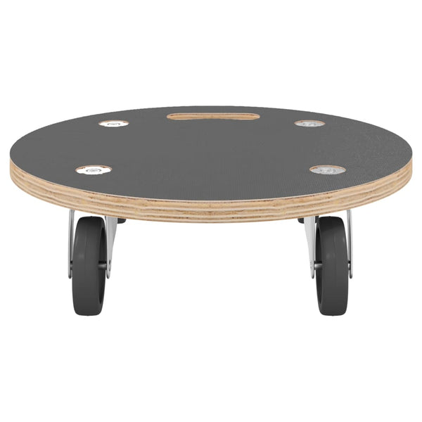 vidaXL Dolly 2 pcs. Round Ø38x11.5 cm 250 kg