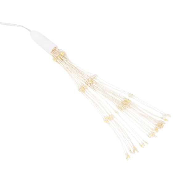 vidaXL Christmas Lights Firework 2 pcs. 140 LEDs Cool White 17cm