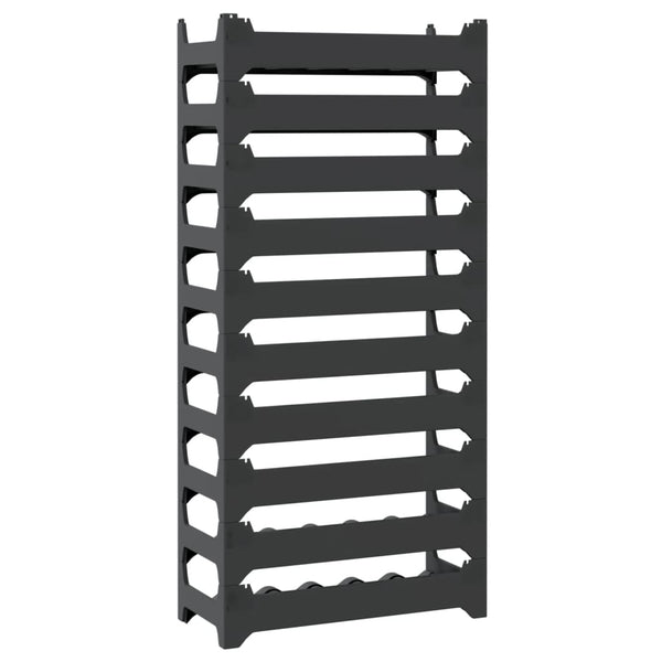 vidaXL Wine Rack for 60 Bottles PP Stackable