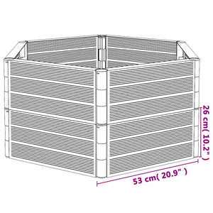 vidaXL Planters 2 pcs. Anthracite PP