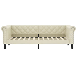 vidaXL Day Bed Cream 80x200 cm Faux Leather