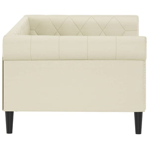 vidaXL Day Bed Cream 80x200 cm Faux Leather