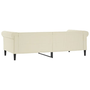 vidaXL Day Bed Cream 80x200 cm Faux Leather