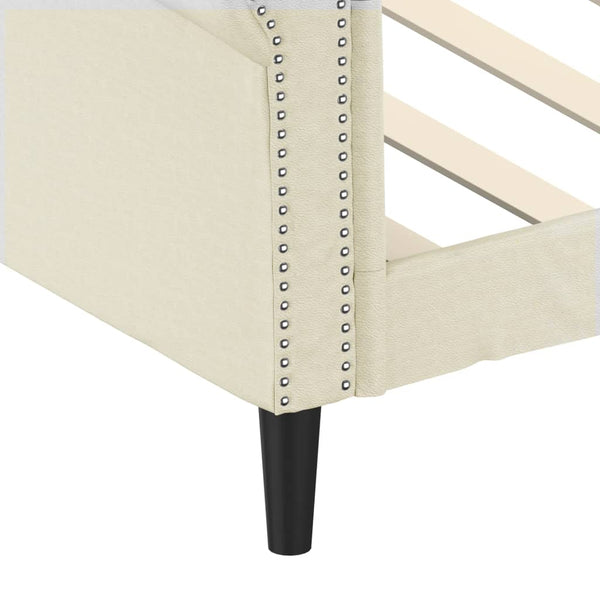 vidaXL Day Bed Cream 80x200 cm Faux Leather