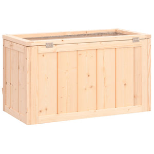 vidaXL Hamster Cage 60x30x35 cm Solid Fir Wood