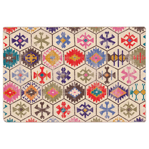 vidaXL Washable Rug Multicolored 120x180 cm