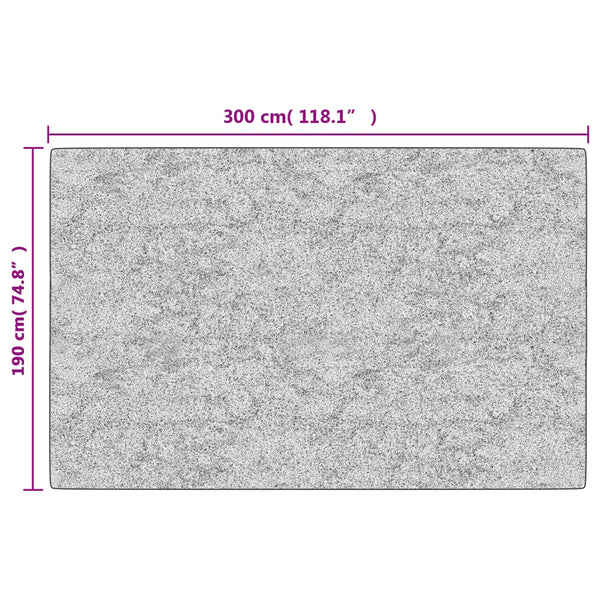 vidaXL Washable Rug Multicolour 190x300 cm