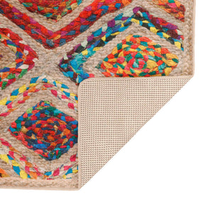 vidaXL Washable Rug Multicolour 80x150 cm