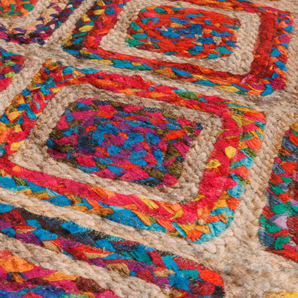 vidaXL Washable Rug Multicolour 80x150 cm
