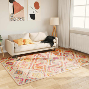 vidaXL Washable Rug Multicolour 160x230 cm