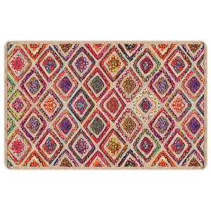 vidaXL Washable Rug Multicolour 190x300 cm