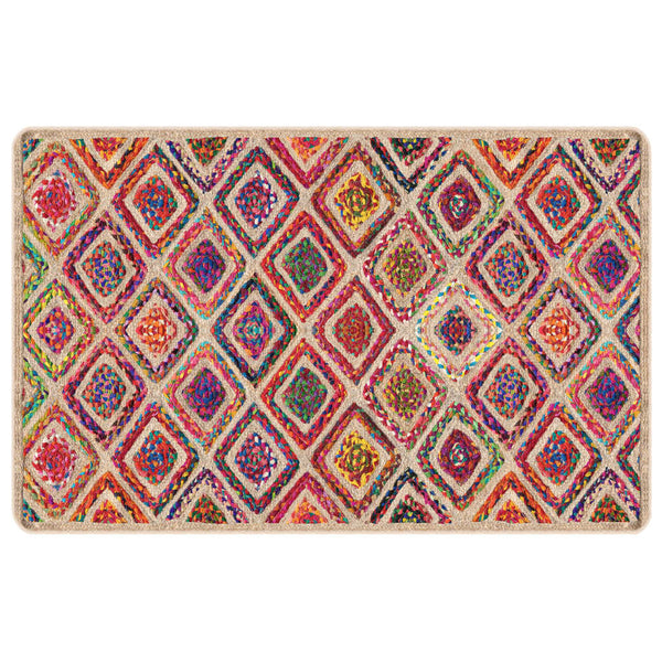 vidaXL Washable Rug Multicolour 190x300 cm