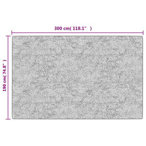 vidaXL Washable Rug Multicolour 190x300 cm