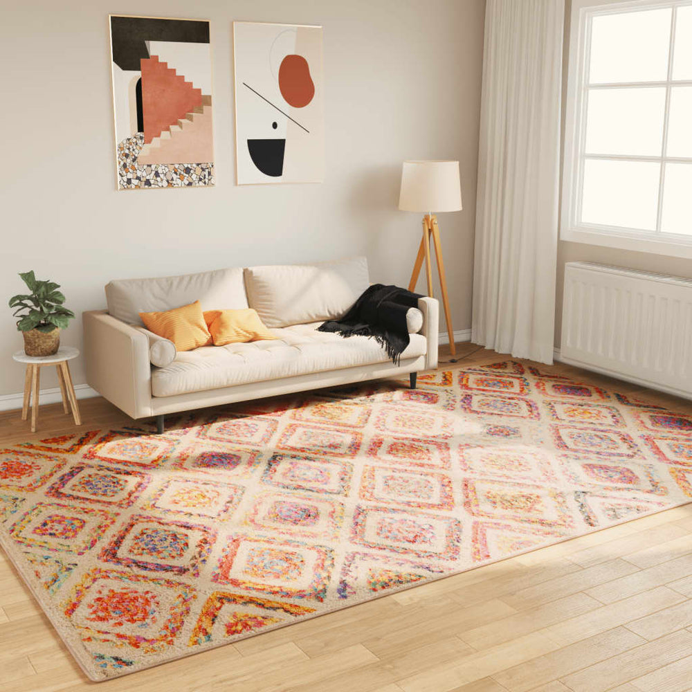 vidaXL Washable Rug Multicolour 190x300 cm