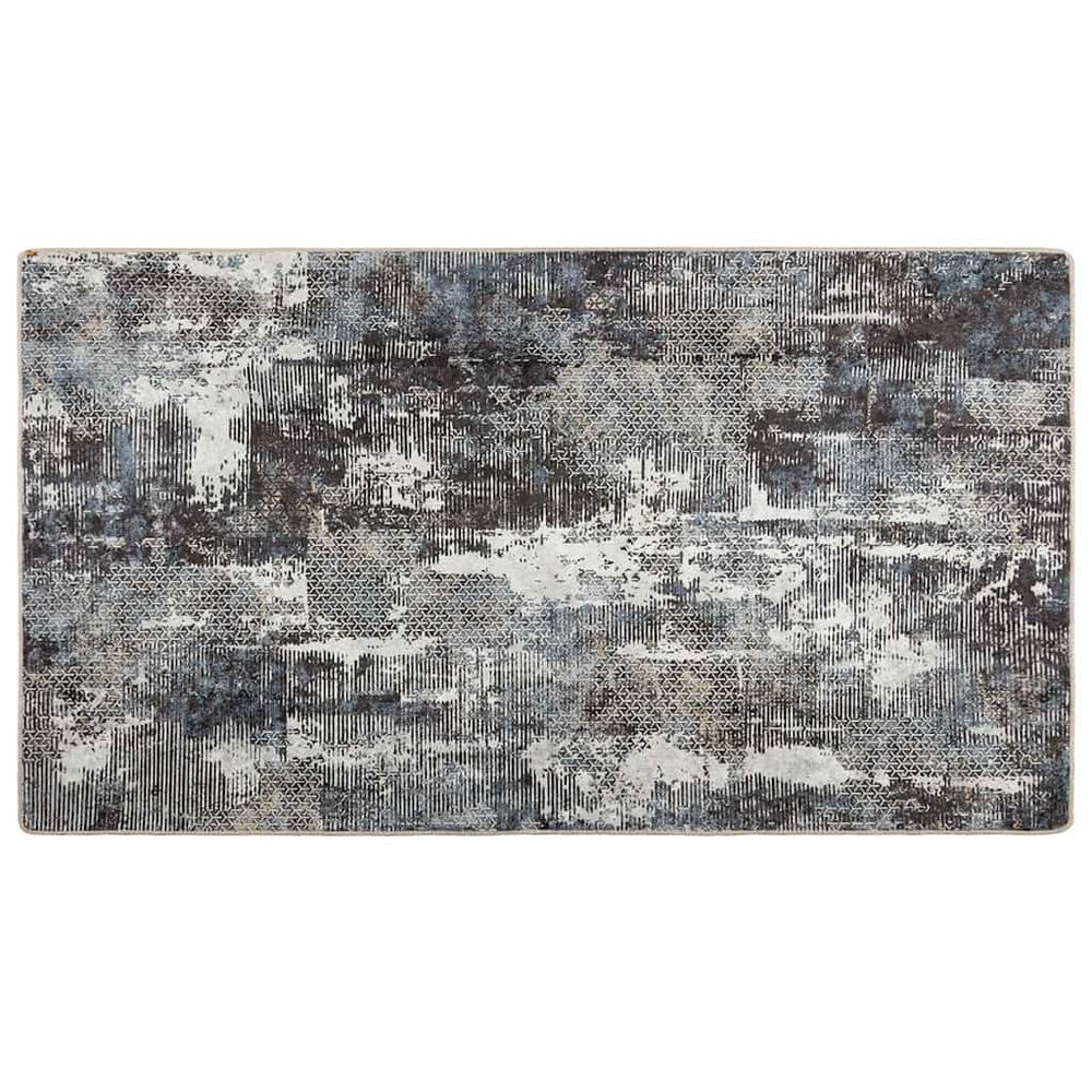vidaXL Washable Rug Multicolour 80x150 cm