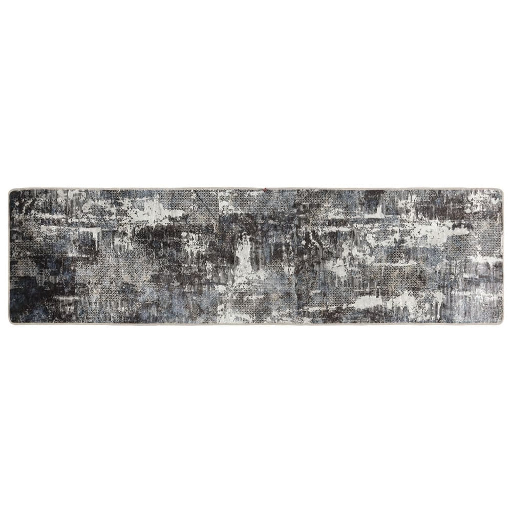 vidaXL Washable Rug Multicolored 80x300 cm
