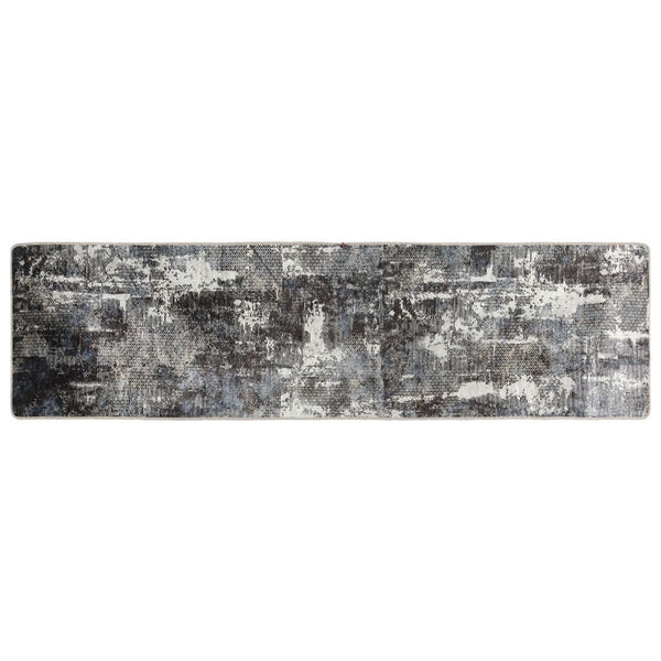 vidaXL Washable Rug Multicolored 80x300 cm