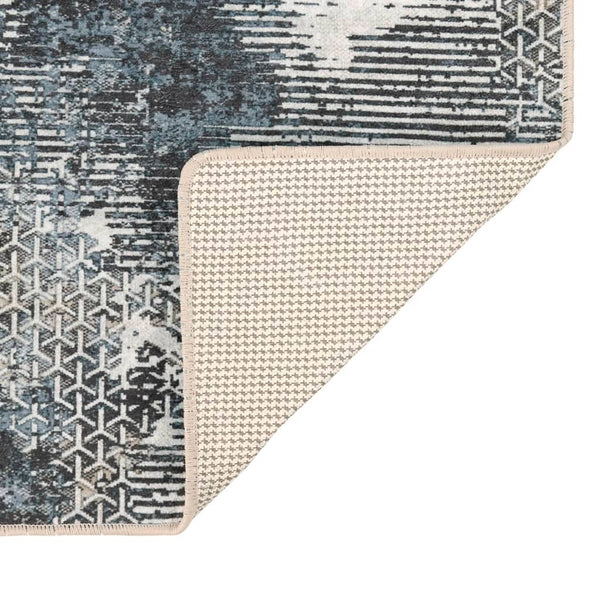 vidaXL Washable Rug Multicolored 80x300 cm