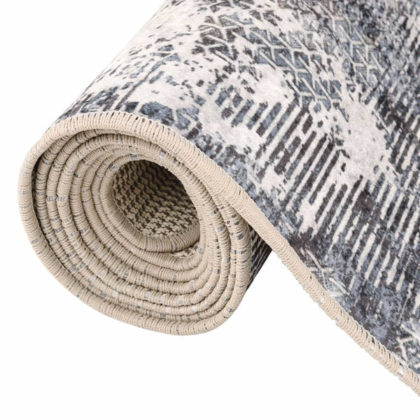vidaXL Washable Rug Multicolored 80x300 cm