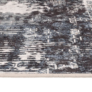 vidaXL Washable Rug Multicolored 80x300 cm