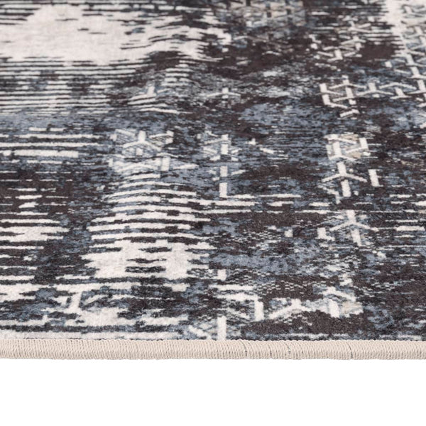 vidaXL Washable Rug Multicolored 80x300 cm