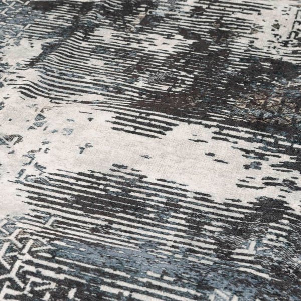 vidaXL Washable Rug Multicolored 80x300 cm
