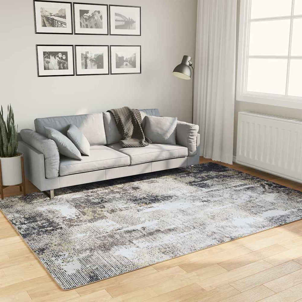 vidaXL Washable Rug Multicolour 160x230 cm