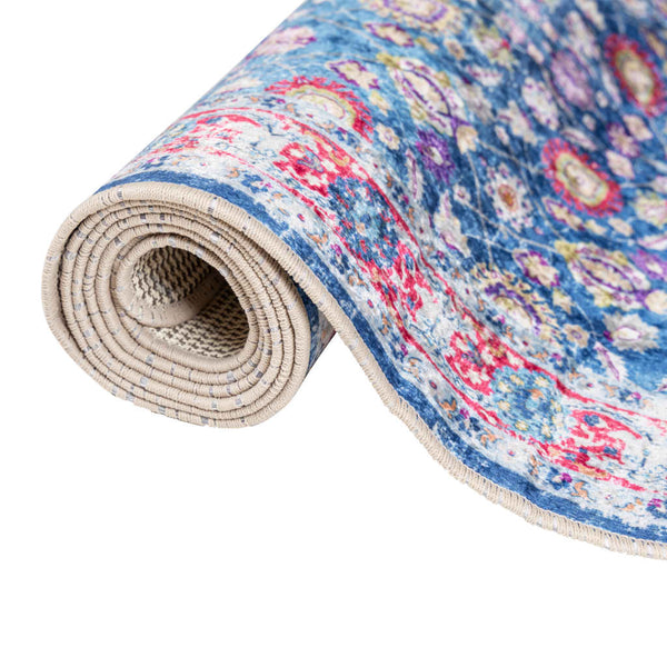 vidaXL Washable Rug Multicolour 160x230 cm