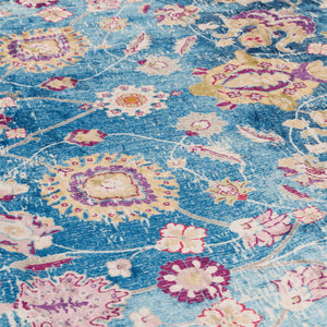 vidaXL Washable Rug Multicolour 160x230 cm