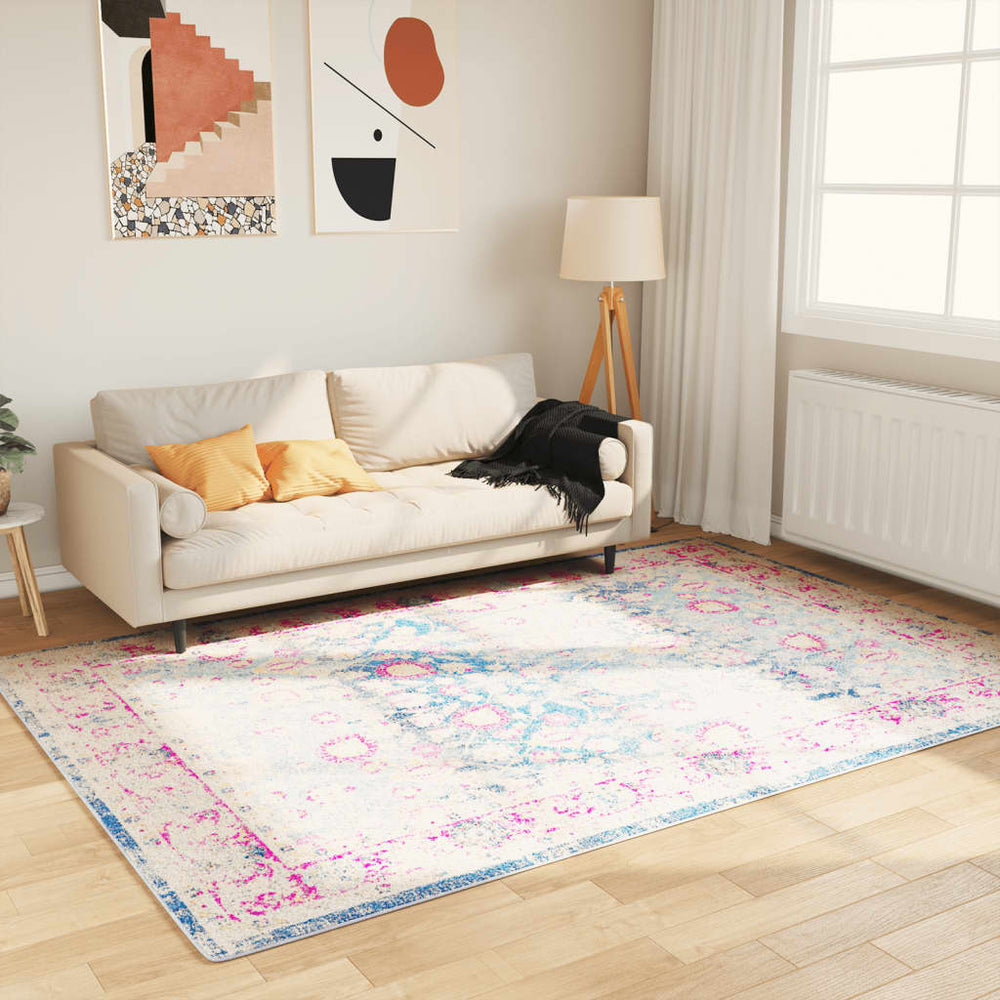 vidaXL Washable Rug Multicolour 160x230 cm