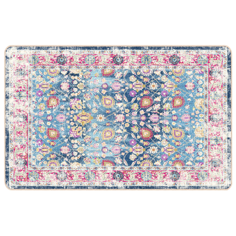 vidaXL Washable Rug Multicolour 190x300 cm