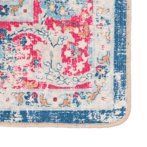 vidaXL Washable Rug Multicolour 190x300 cm