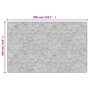 vidaXL Washable Rug Multicolour 190x300 cm