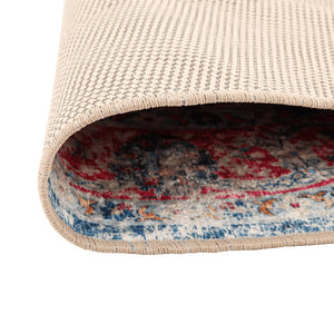 vidaXL Washable Rug Multicolour Ø 120 cm
