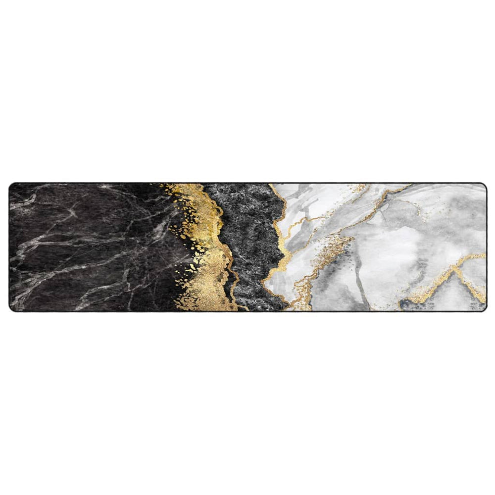 vidaXL Washable Rug Multicolored 80x300 cm