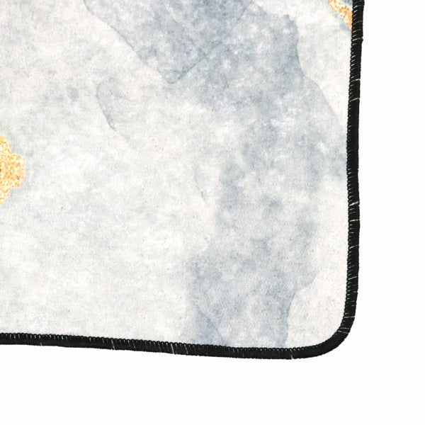 vidaXL Washable Rug Multicolored 80x300 cm