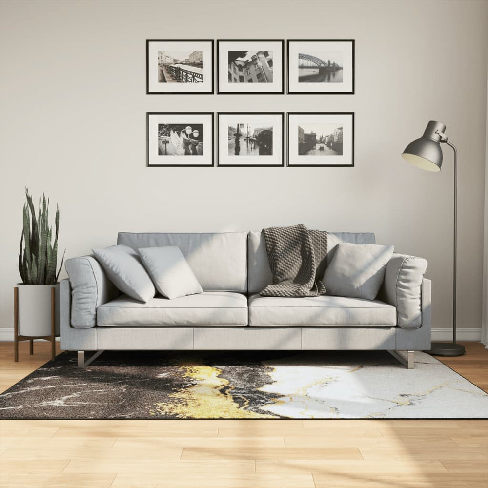 vidaXL Washable Rug Multicolored 120x180 cm