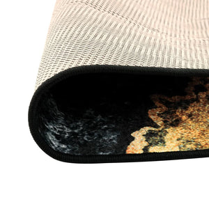 vidaXL Washable Rug Multicolour Ø 120 cm
