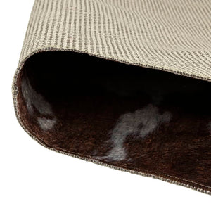 vidaXL Rug Brown & White 120x170 cm Cow Pattern Washable