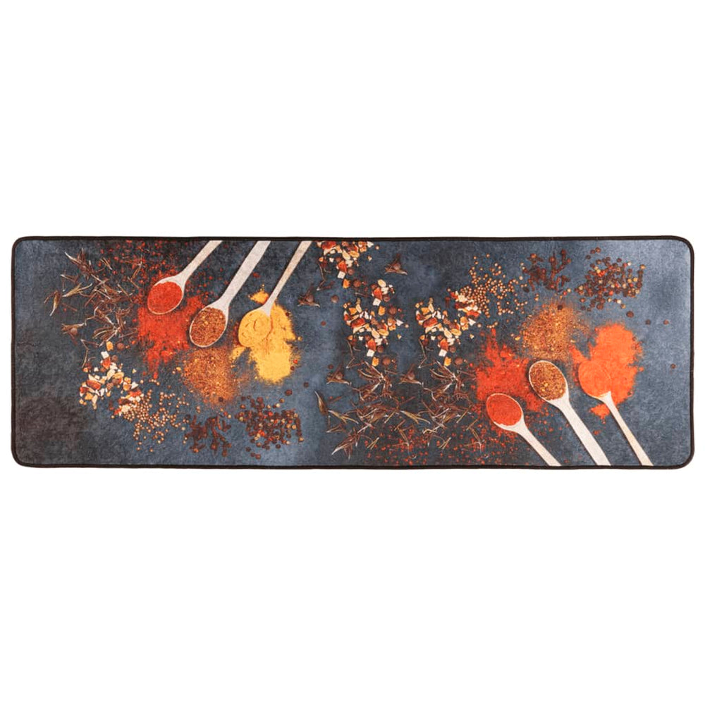 vidaXL Kitchen Runner Multicolor 60x180 cm Washable