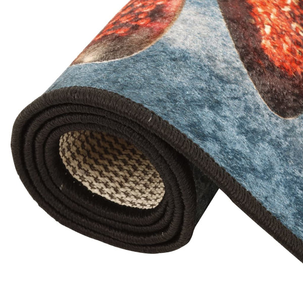 vidaXL Kitchen Runner Multicolor 60x180 cm Washable