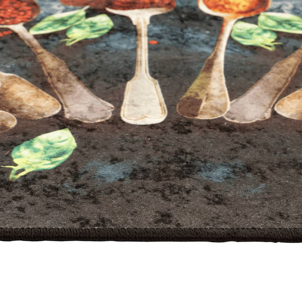 vidaXL Kitchen Runner Multicolor 60x180 cm Washable