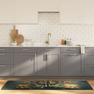 vidaXL Kitchen Runner Multicolor 60x180 cm Washable