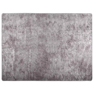 vidaXL Washable Rug Grey 400x300 cm