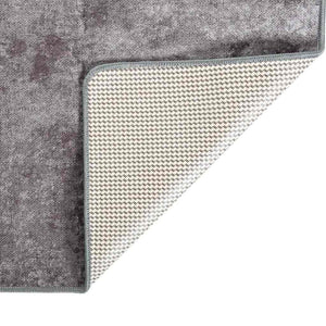 vidaXL Washable Rug Grey 400x300 cm