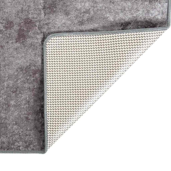 vidaXL Washable Rug Grey 400x300 cm