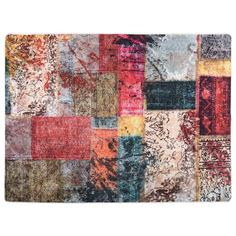 vidaXL Washable Rug Multicolored 400x300 cm
