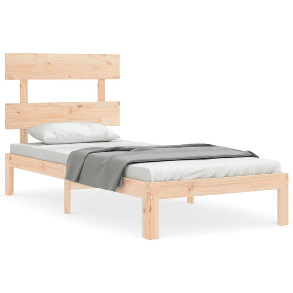 vidaXL Solid Wood Bed Frame without Mattress Pine Wood