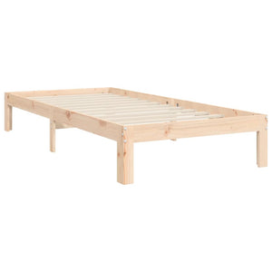 vidaXL Solid Wood Bed Frame without Mattress Pine Wood